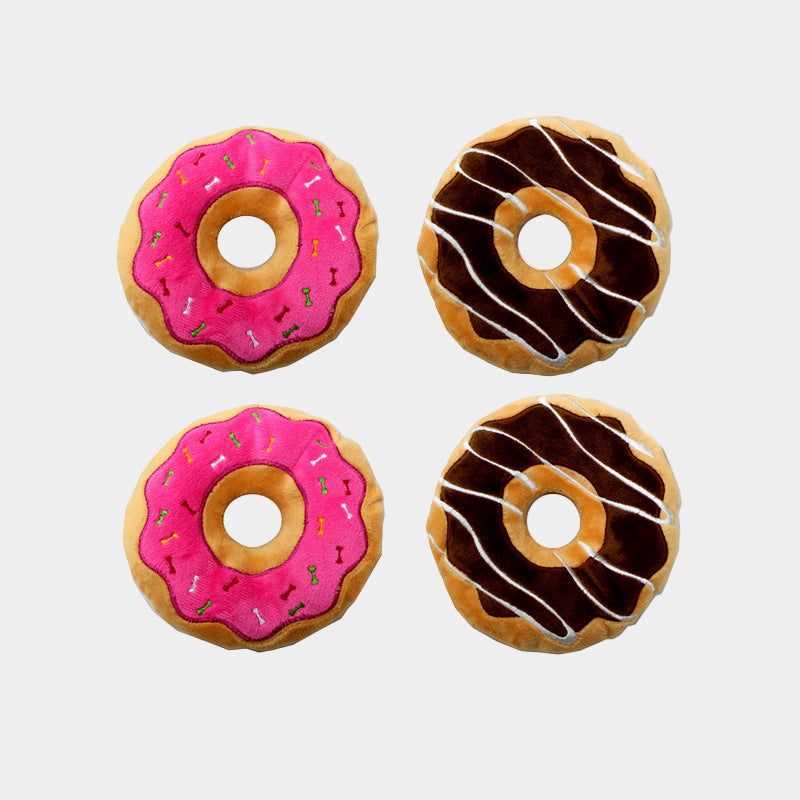 Donut Plush Pet Toy
