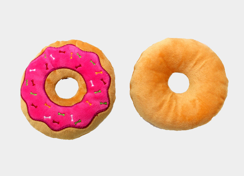 Donut Plush Pet Toy