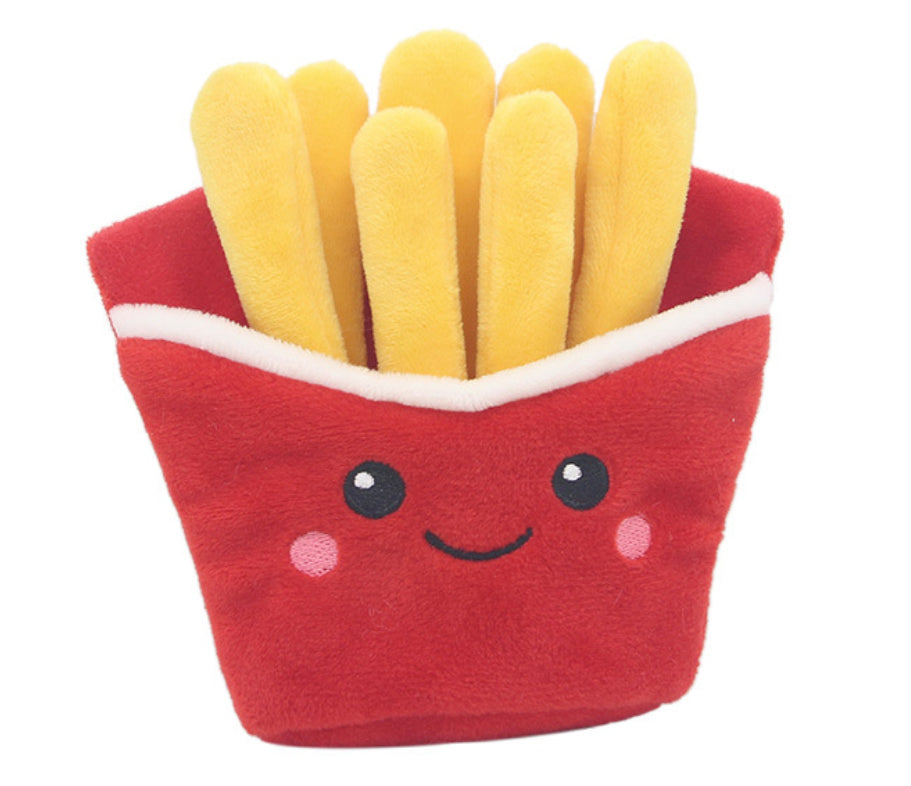 Plush Pet Toy Hamburg Pizza Chips