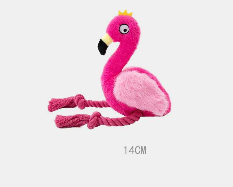 Flamingo Plush Pet Toy