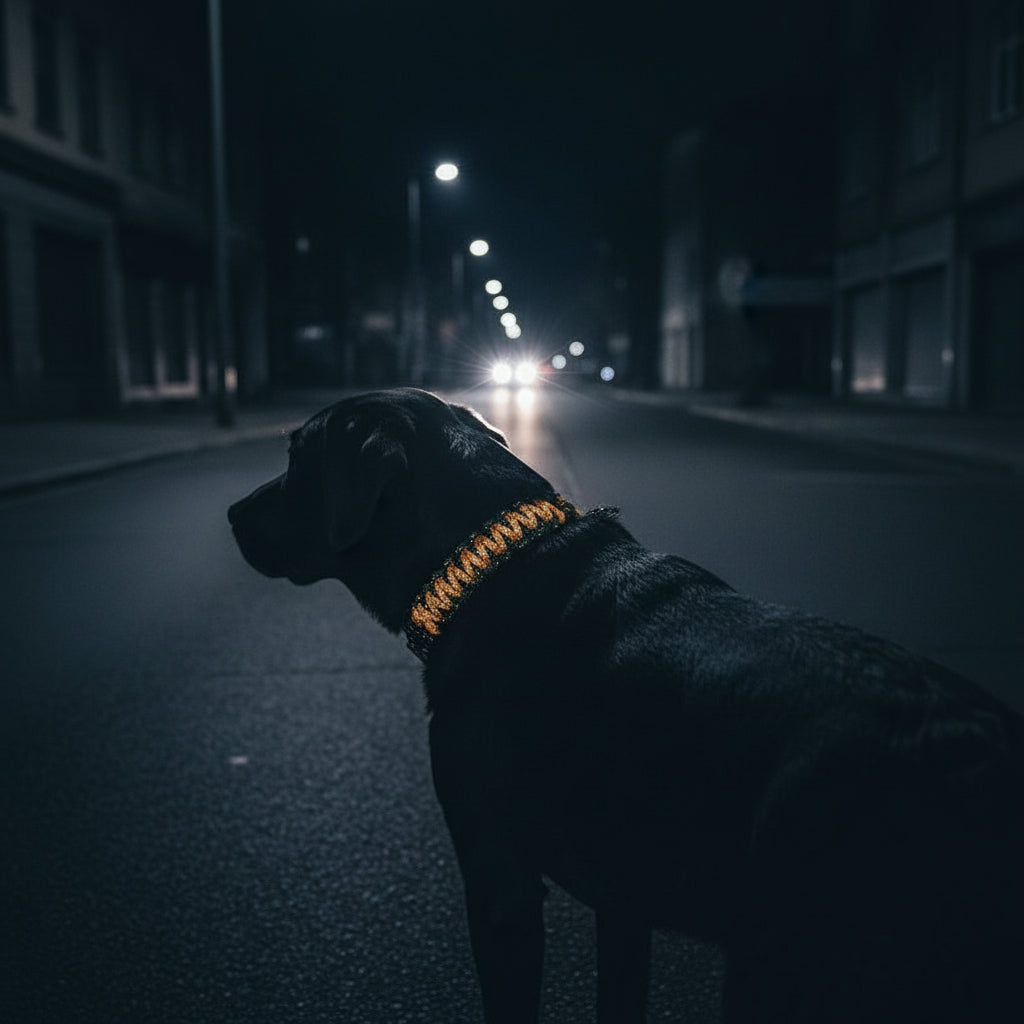 Reflective Paracord Designed Colorful Dog Collar