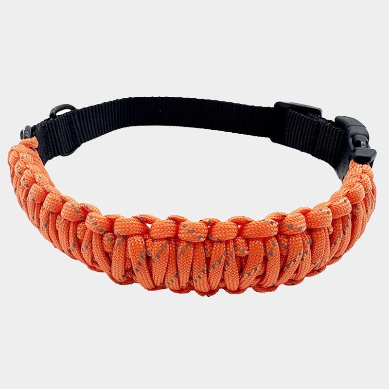 Rainbow Color Paracord Handmade DIY Pet Collar
