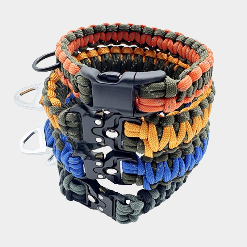 Reflective Paracord Designed Colorful Dog Collar