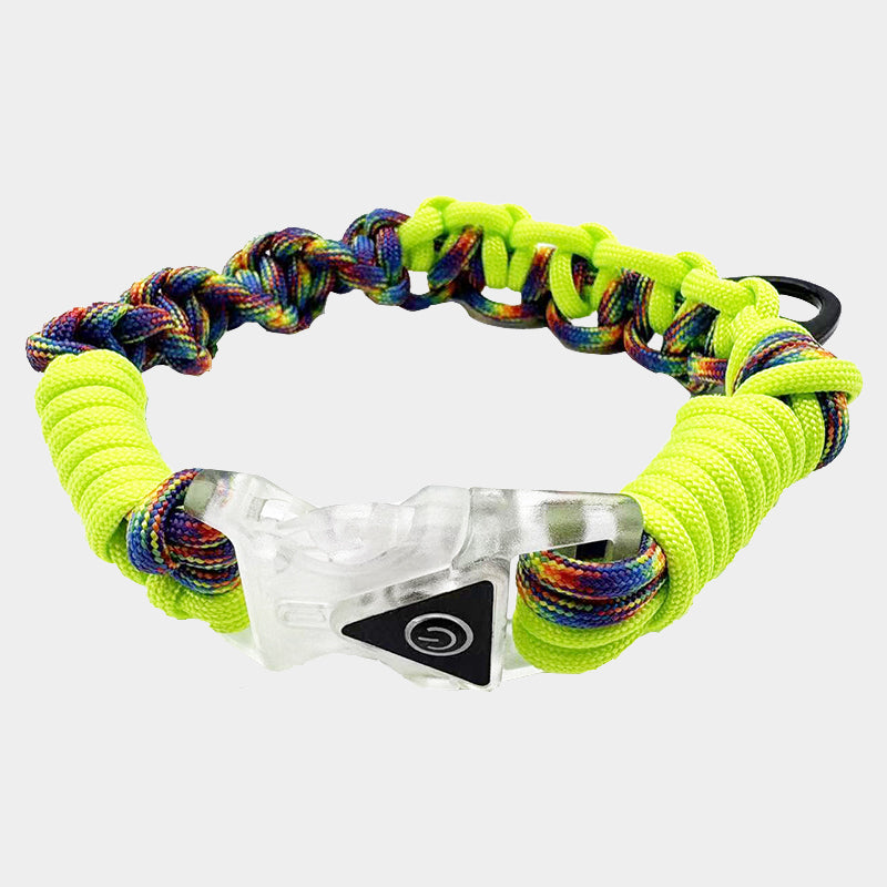 High Quality LED Handmade Woven Dog Collar